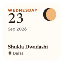 Today widget